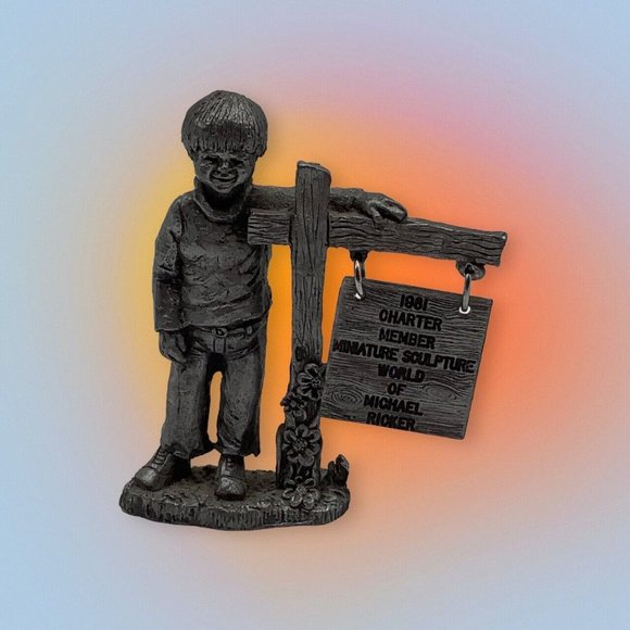 Michael Ritter 1981 Pewter Charter Member Figurine - Picture 12 of 12
